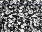 Preview: Reststück! French Terry Black & White Baam Schwarz 30 x VB